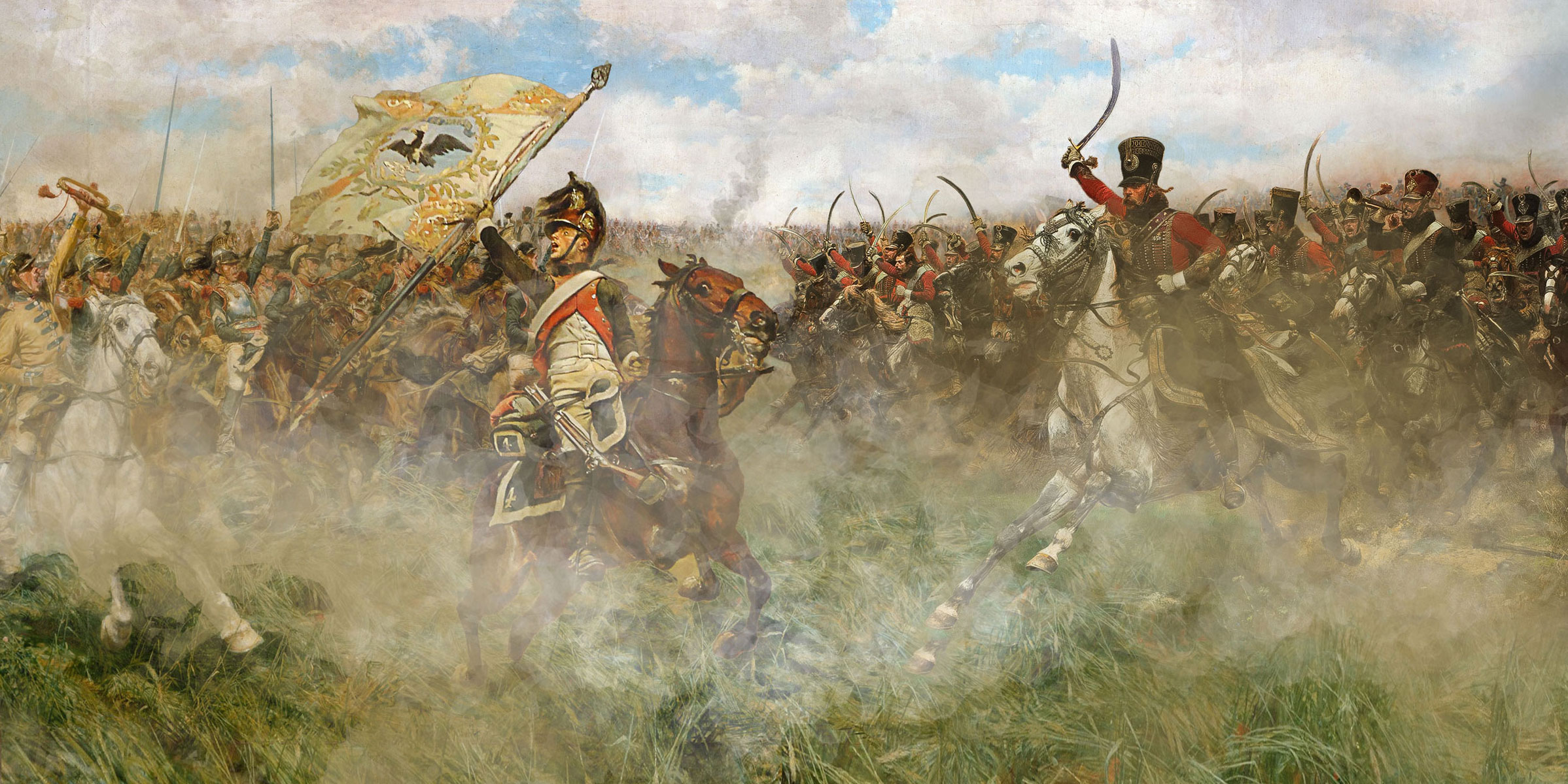 Gemälde einer Schlacht